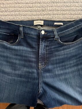 FRAME Dark Wash Straight Jeans size 32